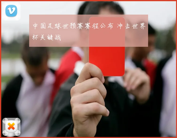中国足球世预赛赛程公布 冲击世界杯关键战