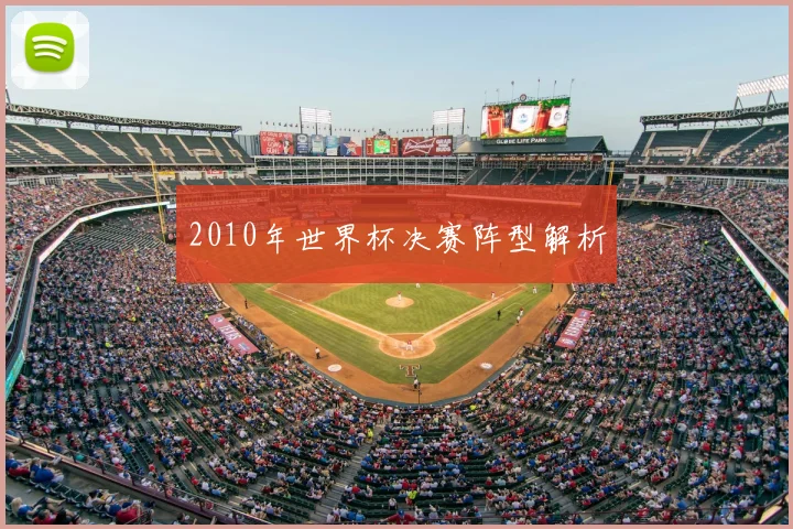 2010年世界杯决赛阵型解析